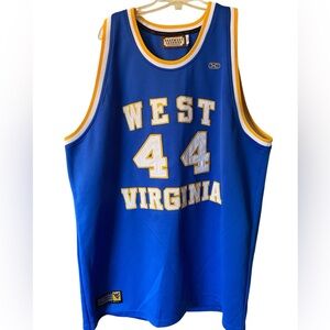 Hardwood Legends West Virginia Mountaineers Jerry West basketball Jersey, XXL